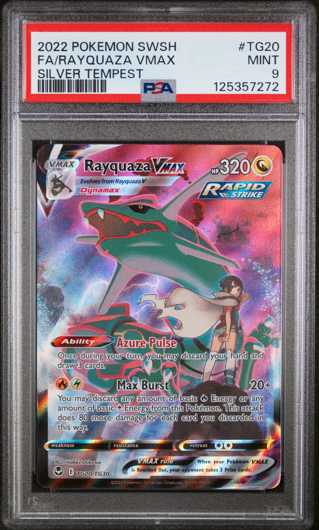 PSA 9 - Rayquaza VMAX ST TG