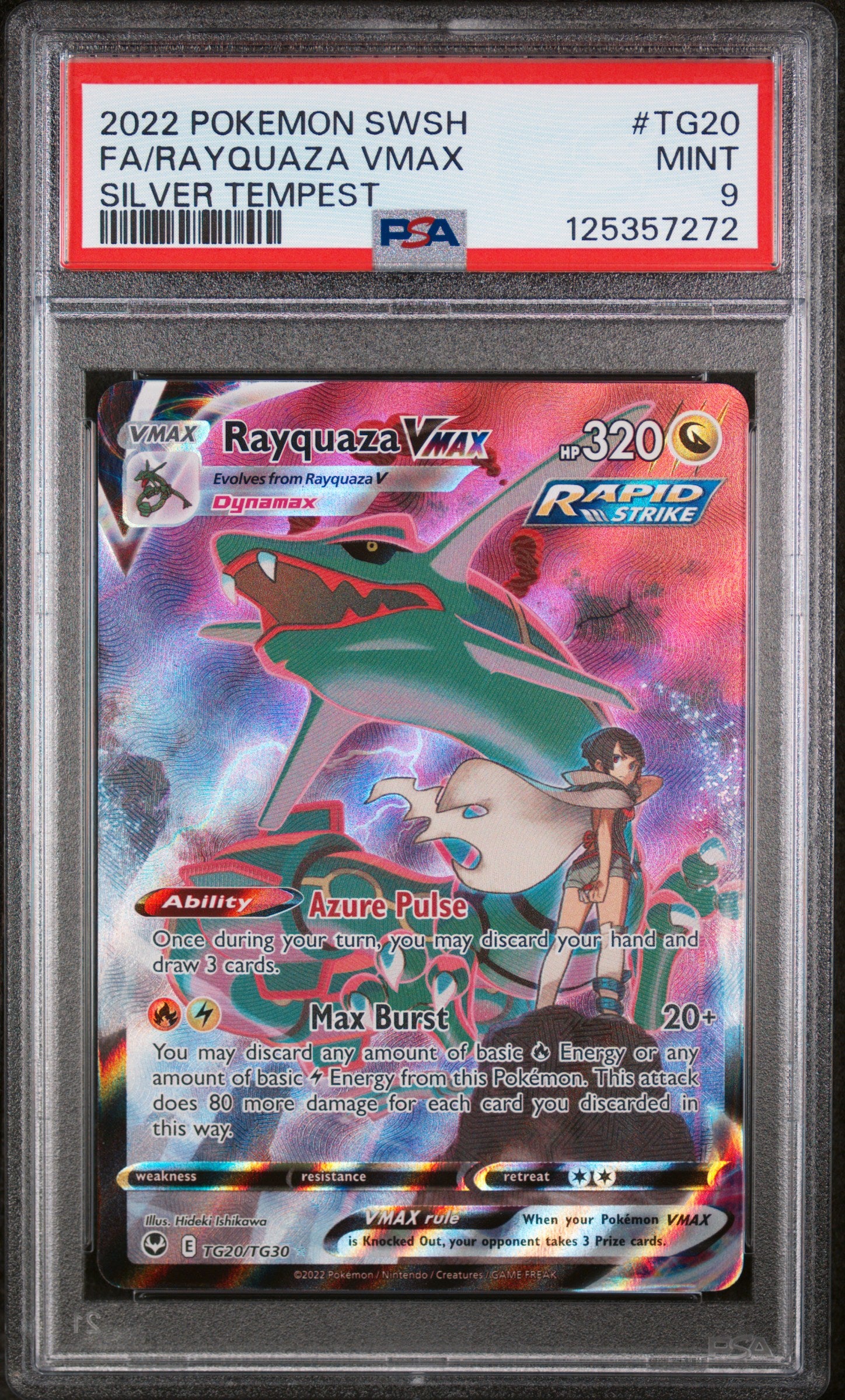 PSA 9 - Rayquaza VMAX ST TG