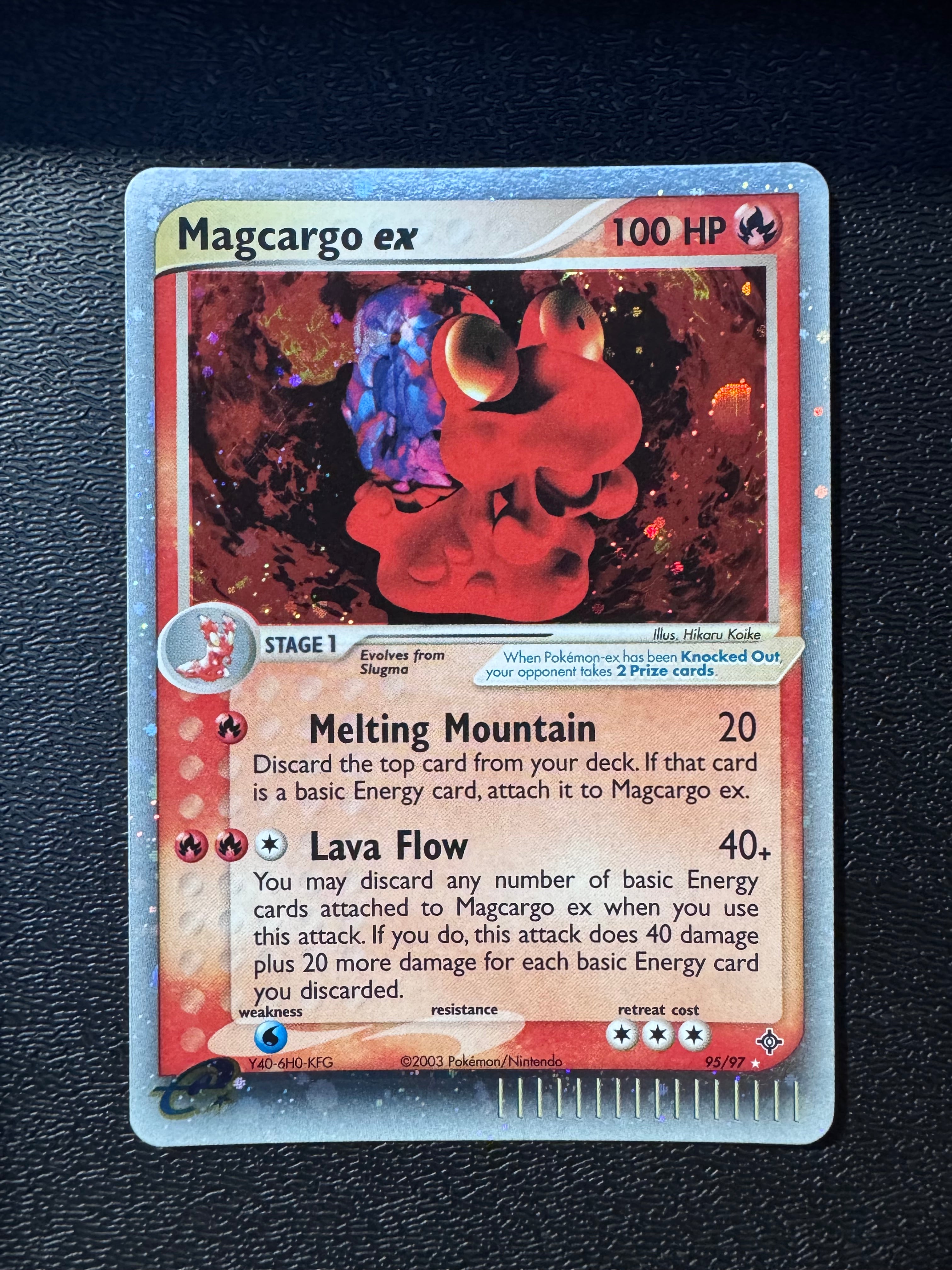 Magcargo ex NM Eye Swirl