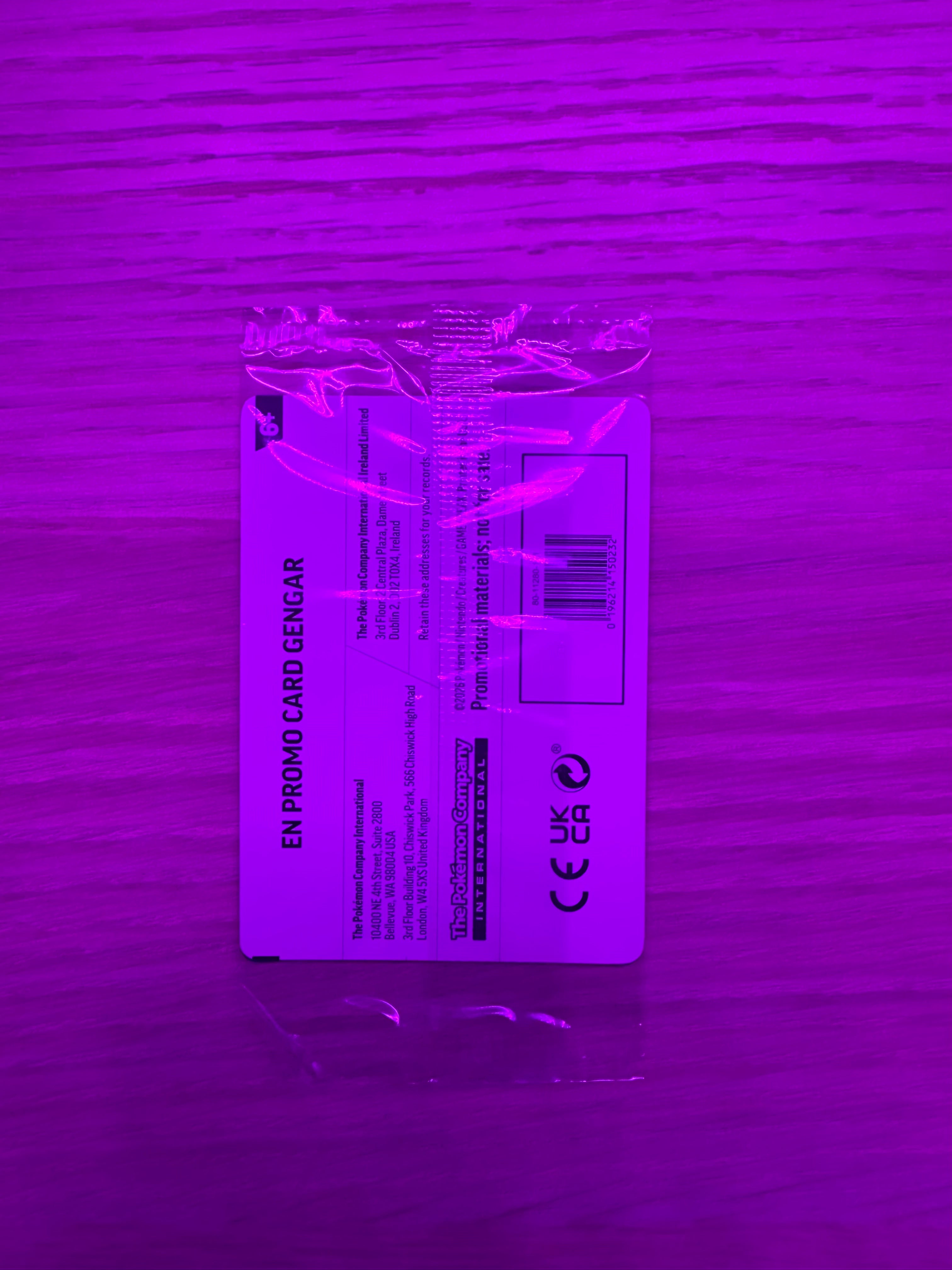 EB Games Gengar Perfect Order Promo - Sealed