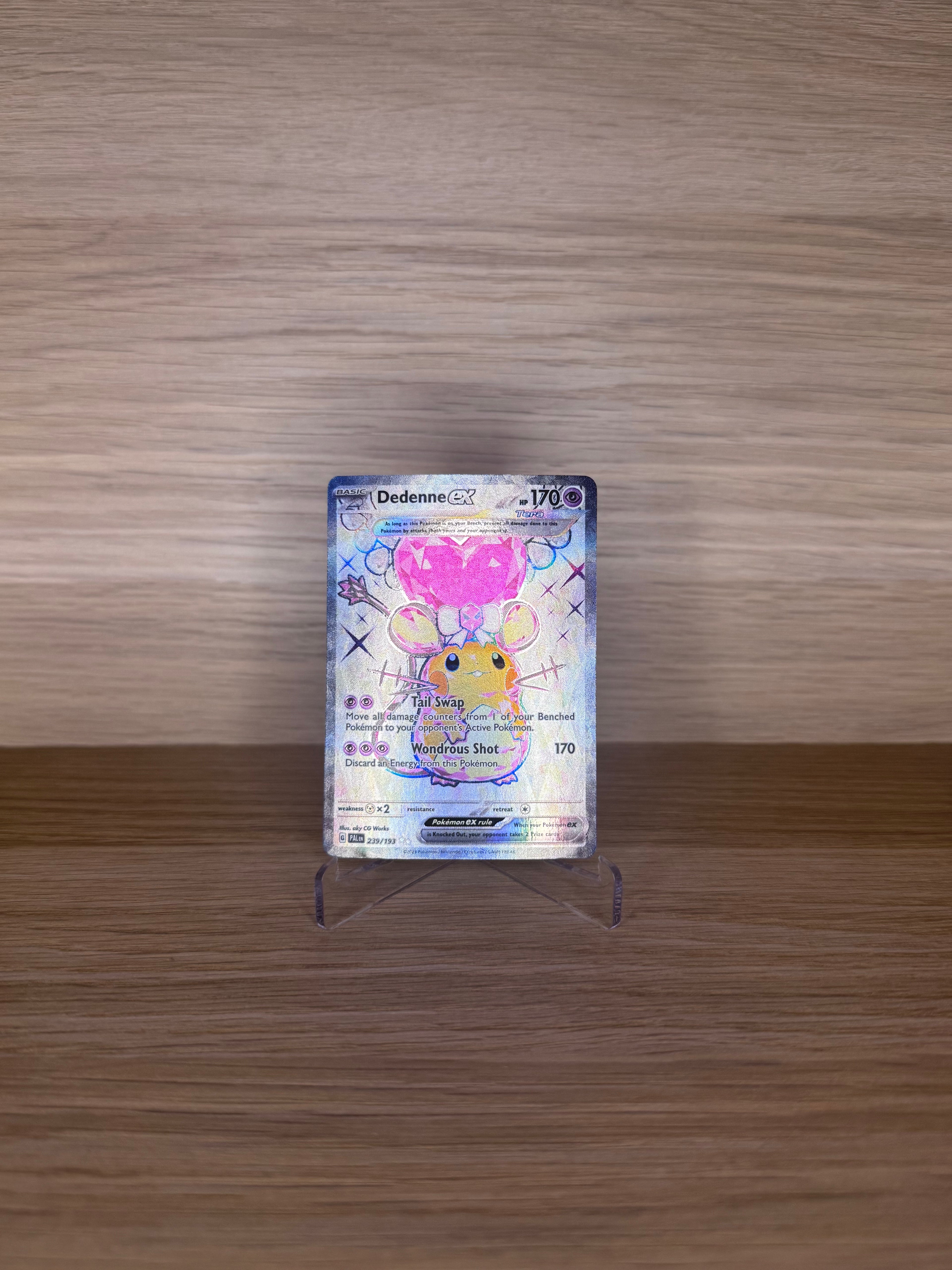 2023 Paldea Evolved Dedenne ex Special Illustration Rare #239 - NM
