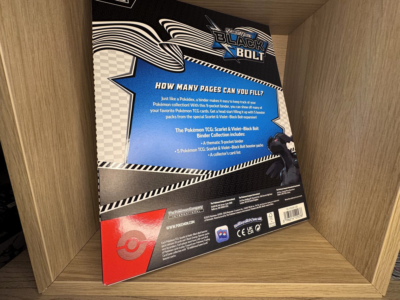 Black Bolt Binder Collection Back
