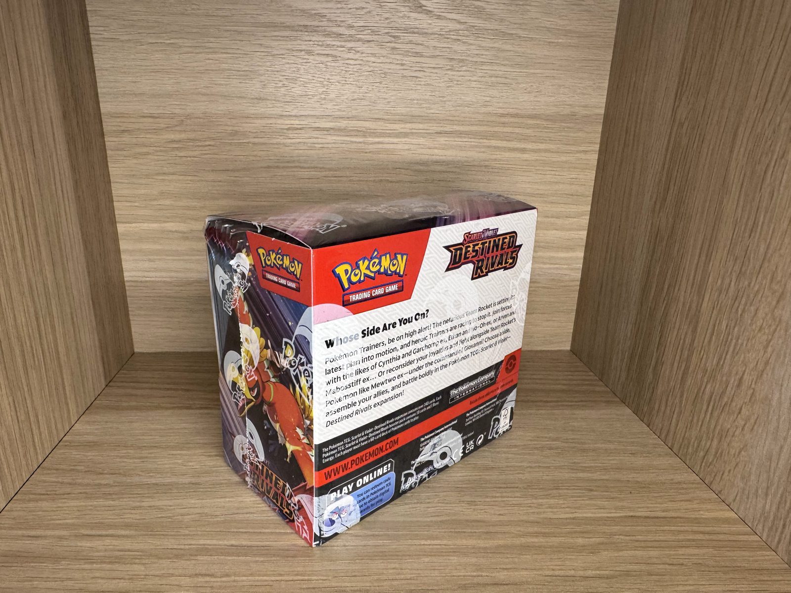 Destined Rivals Booster Box Back
