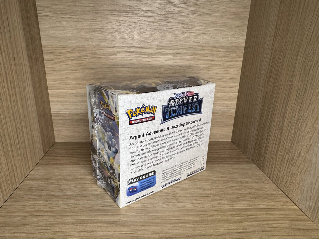 Silver Tempest Booster Box Back