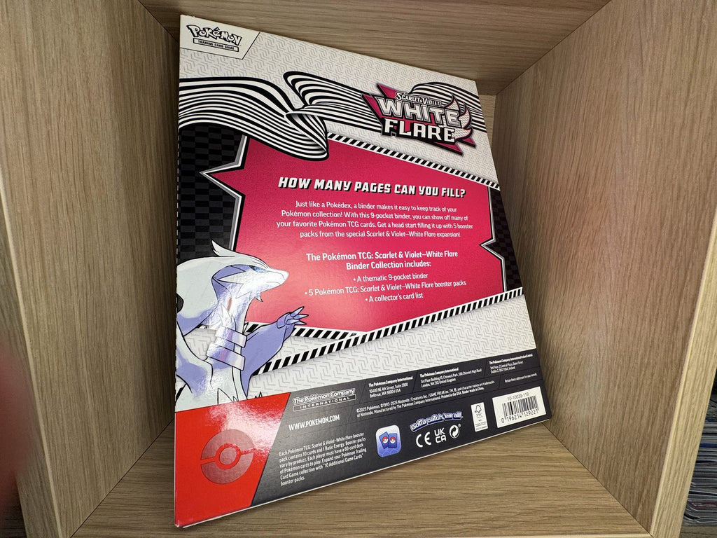 White Flare Binder Collection Back